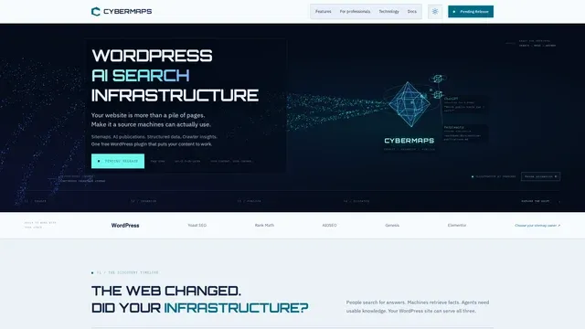 CYBER MAPS: Home · Desktop · Light
