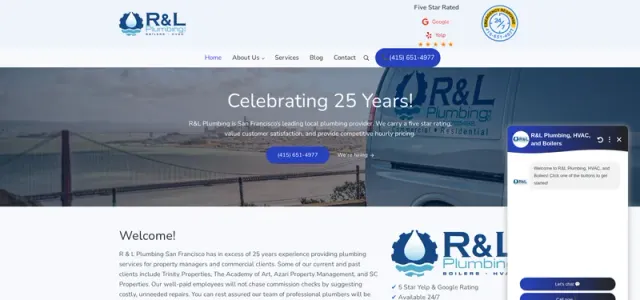 R&L PLUMBING: Desktop