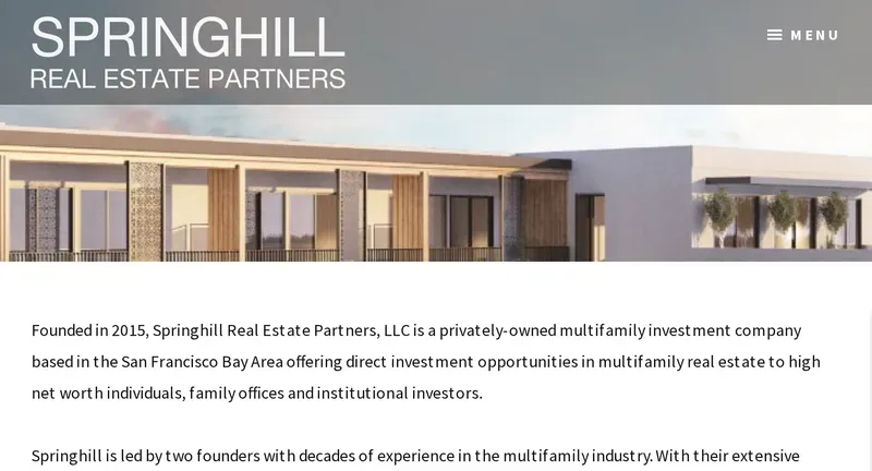 SPRINGHILL REAL ESTATE PARTNERS 2