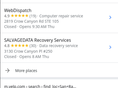 google-result-virus-remval-san-ramon